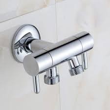 Double Outlet Angle Valve