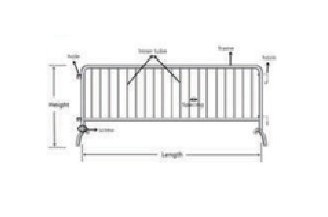Mobile Crowd Control Barrier