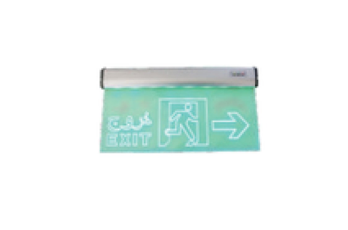 Single-face Acrylic LED Exit Sign (Cable Down)