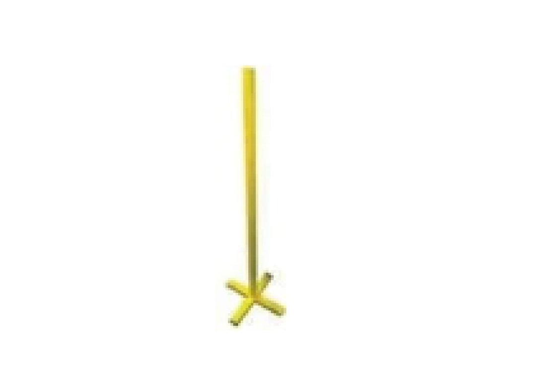 Yellow Post with X-Base